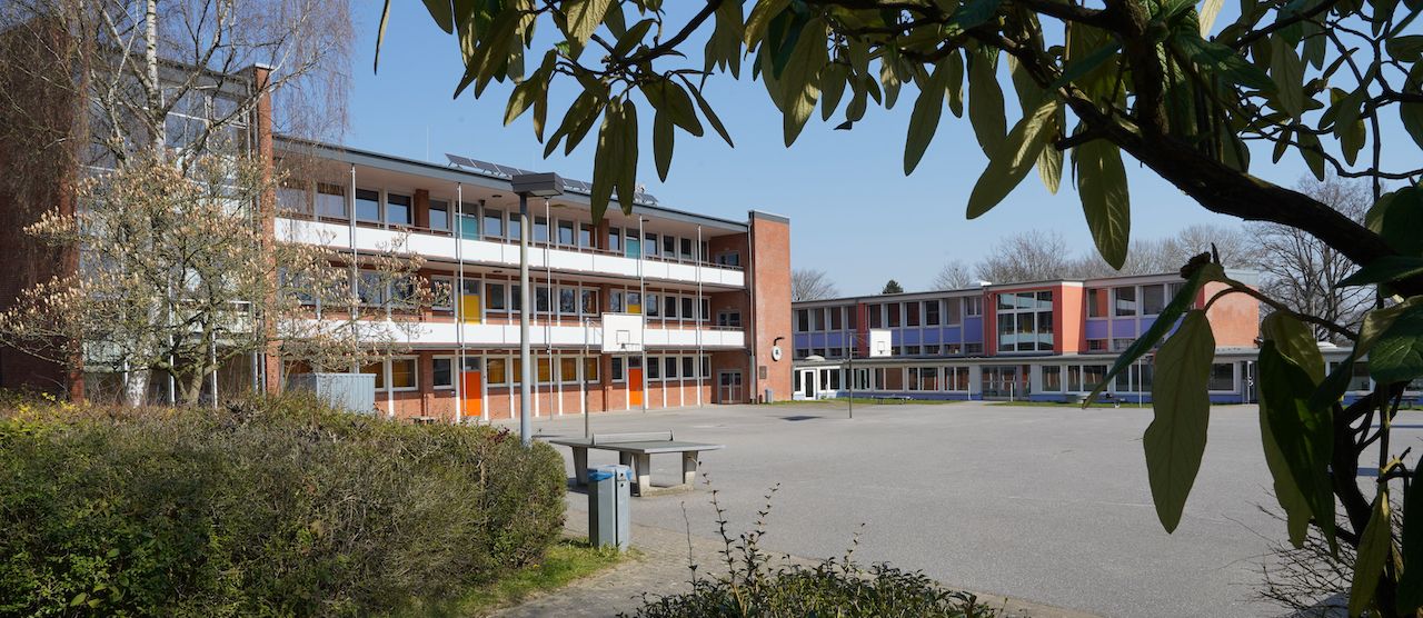 Auf dem inneren Schulhof