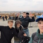 Schüler während des Pragaustauschs